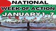 The U.S. Palestinian Community Network (USPCN), National Alliance against Racist and Political Repression (NAARPR), and Students for a Democratic Society (SDS) are calling for a National Week of Action to […]